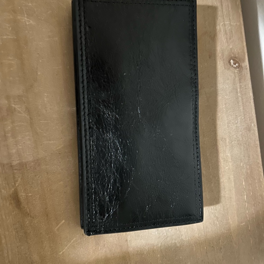 HOBO Black Leather Card & Key Holder